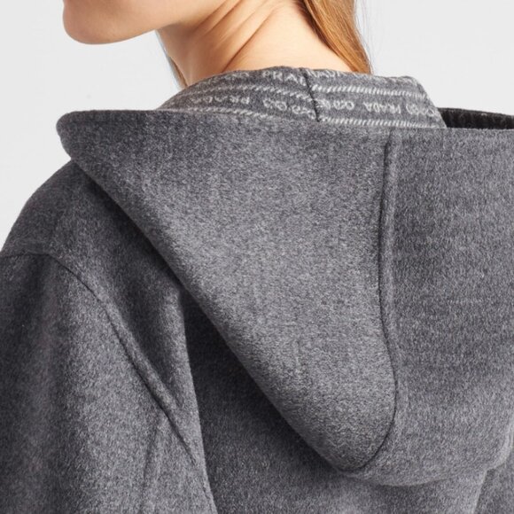 PRADA NEW COAT SINGLE BREASTED DOUBLE WOOL COAT NEW 40 - Picture 4 of 14